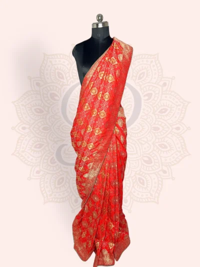 Banarasi Chakra Jaal Zari Saree