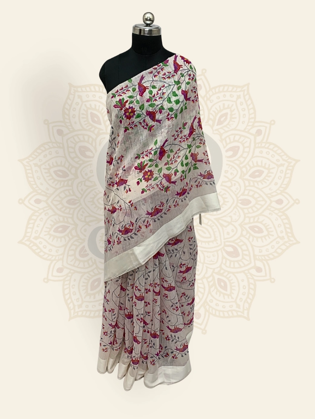 BAGH-E-GUL (COTTON-SILK) - Pink