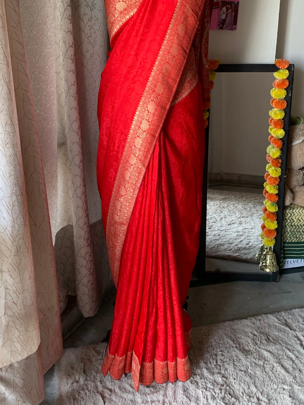 Banarasi Jacquard — Zari Border - Image 4