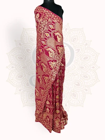 Jaal Heavy Zari Work Pink