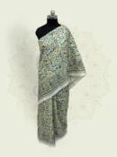 Maheshwari Silk — Nature (White)